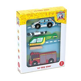 Le Toy Van Zestaw Samochodzików Ratownicy, Le Toy Van