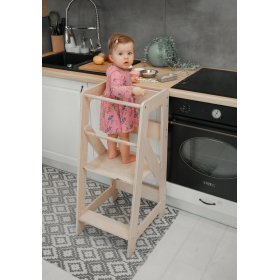 Montessori Learning Tower of Polo — naturalny, LilaBaby