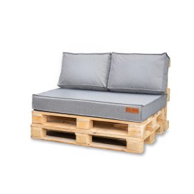 Komplet poduszek na meble z palet - Jasnoszary, FLUMI