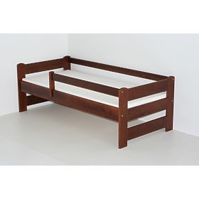 Dziecięce łóżko Woody z barierką - orzech, Ourbaby®
