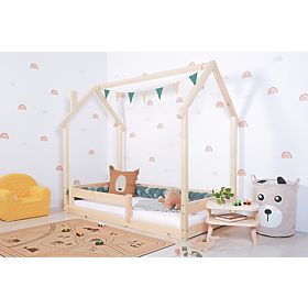 Dziecięce łóżko Montessori domek Chimney - lakierowane