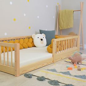 Łóżko dziecięce Montessori Woodie - naturalne