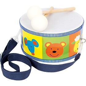Drewniane instrumenty muzyczne dla dzieci Small Foot, zwierzęta bębnowe, small foot