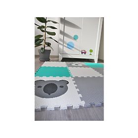 Mata piankowa do zabawy 9 szt - Koala, foka i łapa