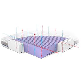 Materac do łóżeczka ASEPTIC z pianki antybakteryjnej: Rozmiar - 140x70, Rücken