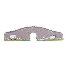Most kolejowy Bigjigs Rail Farm z tunelem