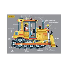 Mudpuppy Puzzle Buldożer 48 elementów, Mudpuppy