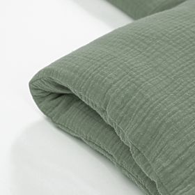 Muślinowa pościel Ourbaby 135x100 + 40x60 cm - zielona