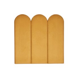 Panel tapicerowany Łuk - musztardowy, MIRAS