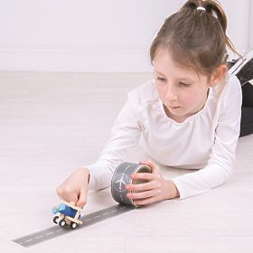 Bigjigs Toys Pas startowy z samolotem