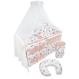 Poduszka do karmienia Fox - różowa