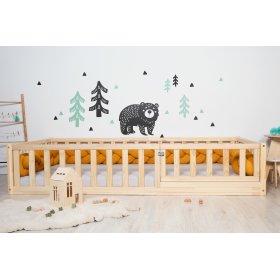 Niskie łóżko dziecięce Montessori Bear, Spokojny Sen