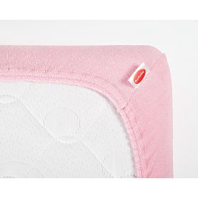 Prześcieradło frotte 180x80 cm - różowe