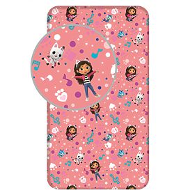 Prześcieradło Gabby’s Dollhouse 90x200