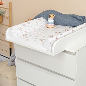 Komoda do przewijania STARDUST z nadstawką - biała