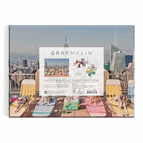 Puzzle Galison Psy w Nowym Jorku Gray Malin 1000 elementów, Galison