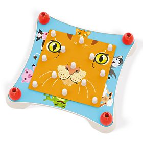 Quercetti Puzzle Zwierzęce Twarze, Quercetti