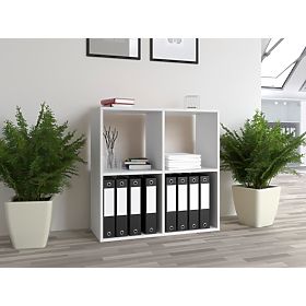 Regał Malax 2x2 BIAŁY