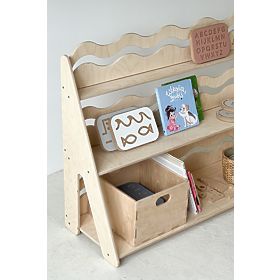 Regał WAVE L - naturalny