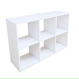 Regał z półkami 2x3 - biały, Ourbaby®
