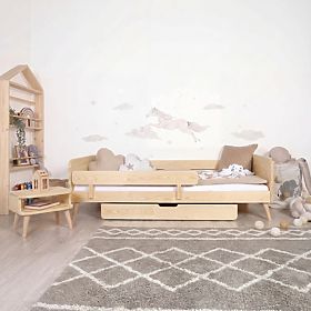 Rośnie łóżko Nell 2w1 - lakierowane