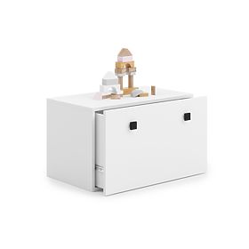 Skrzynia na zabawki Inga - czarny uchwyt