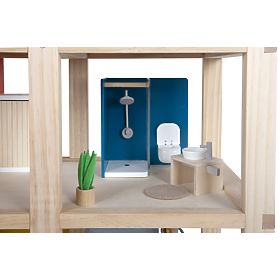 small foot Domek dla lalek z meblami, naturalny
