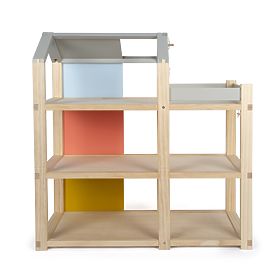 small foot Domek dla lalek z meblami, naturalny