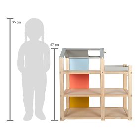 small foot Domek dla lalek z meblami, naturalny, small foot