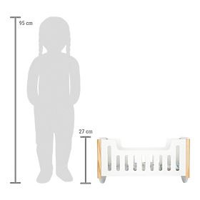 small foot Drewniana kołyska dla lalek Little Button, small foot