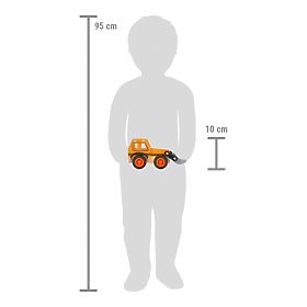 small foot Drewniana koparka