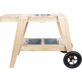 small foot Drewniana mała kuchnia polowa