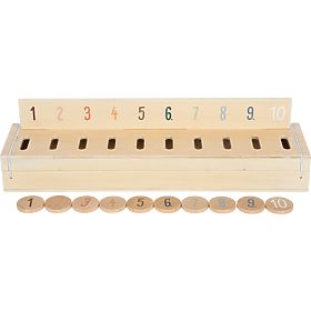 small foot Drewniana układanka obrazkowa do sortowania