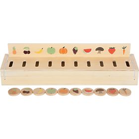 small foot Drewniana układanka obrazkowa do sortowania, small foot