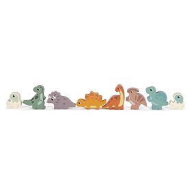 Small Foot Drewniane klocki Dino