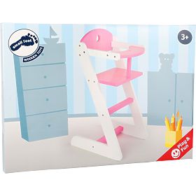 small foot Drewniane krzesełko do karmienia dla lalek dream