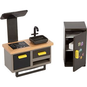 small foot Drewniany domek dla lalek z tarasem, small foot