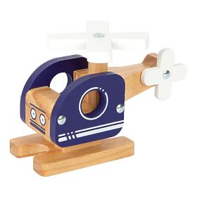 small foot Drewniany helikopter