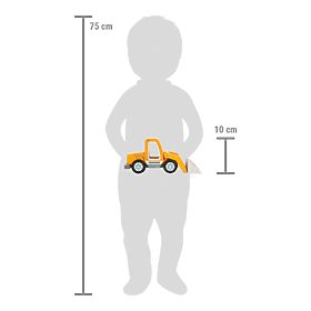 small foot Drewniany ładowacz z łyżką