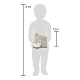 small foot Drewniany robot kuchenny 2 w 1 Tasty szary