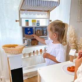 small foot Drewniany stragan Fresh