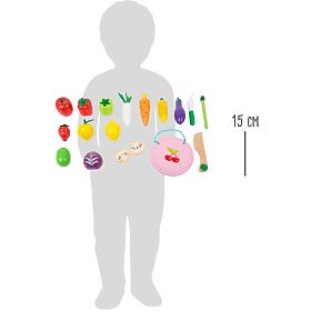 small foot Drewniany zestaw owoców i warzyw - uszkodzone opakowanie