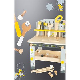 small foot Dziecięcy stół warsztatowy kompaktowy Miniwob - uszkodzone opakowanie