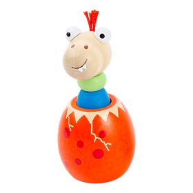 small foot Jajko dinozaura z dźwiękiem 1 szt. pomarańczowe