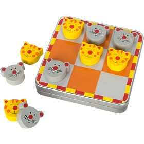 small foot Magnetyczne kółko i krzyżyk Kot i mysz