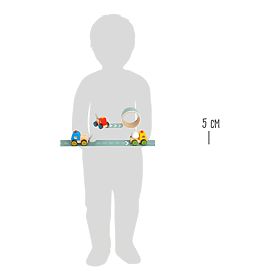 small foot Maszyna budowlana z drogą 1 szt.