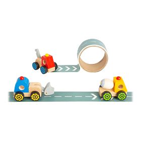 small foot Maszyna budowlana z drogą 1 szt.