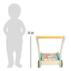 small foot Wózek z klockami