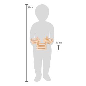 small foot Zestaw mała skrzynka na żywność 3 szt., small foot