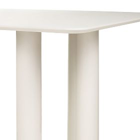 Stół rozkładany Loa 140-200 cm, fornir bukowy, kaszmirowy, drewno bukowe, zaokrąglony